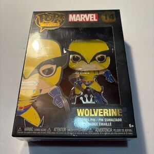 Funko Pop Marvel Enamel Pins Storm #12 & Wolverine #14 X-Men NEW Set